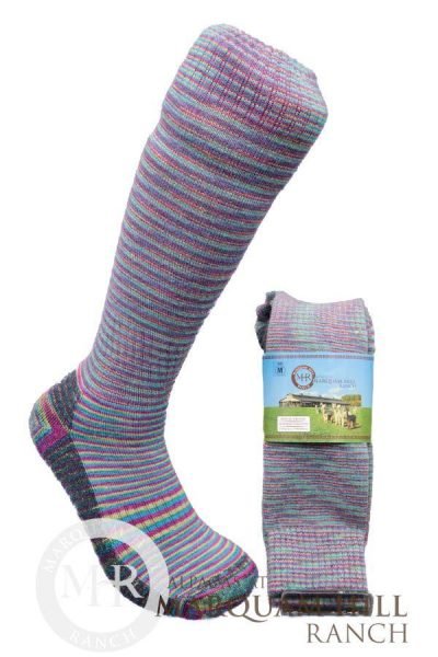 48% Compression Sock-Multi - Alpacas at Marquam Hill Ranch