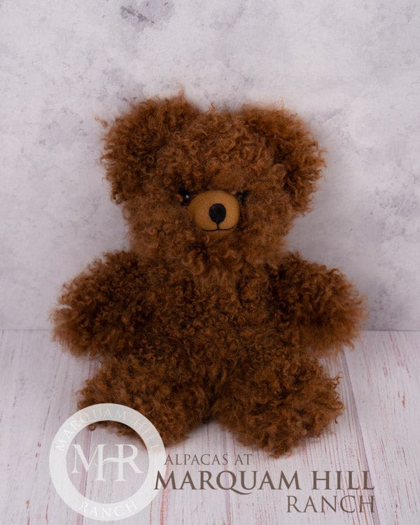 MHR 23 Alpaca Teddy Bear-Brown : XLarge - Alpacas at Marquam Hill Ranch