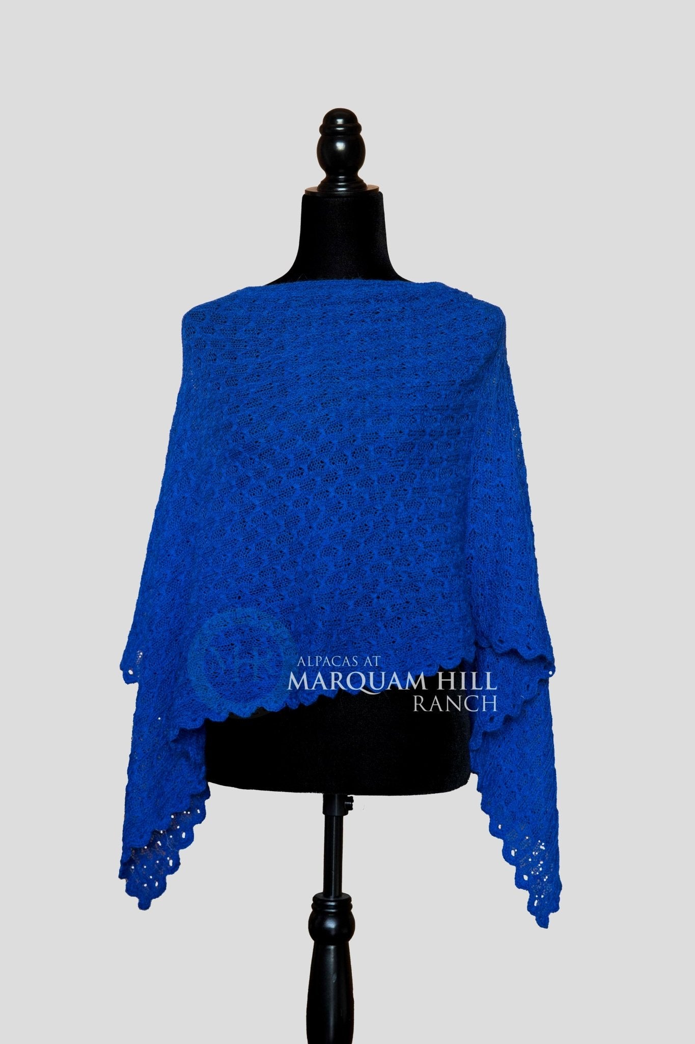 MHR Artisan Baby Alpaca Poncho 21B07 - Alpacas at Marquam Hill Ranch LLC