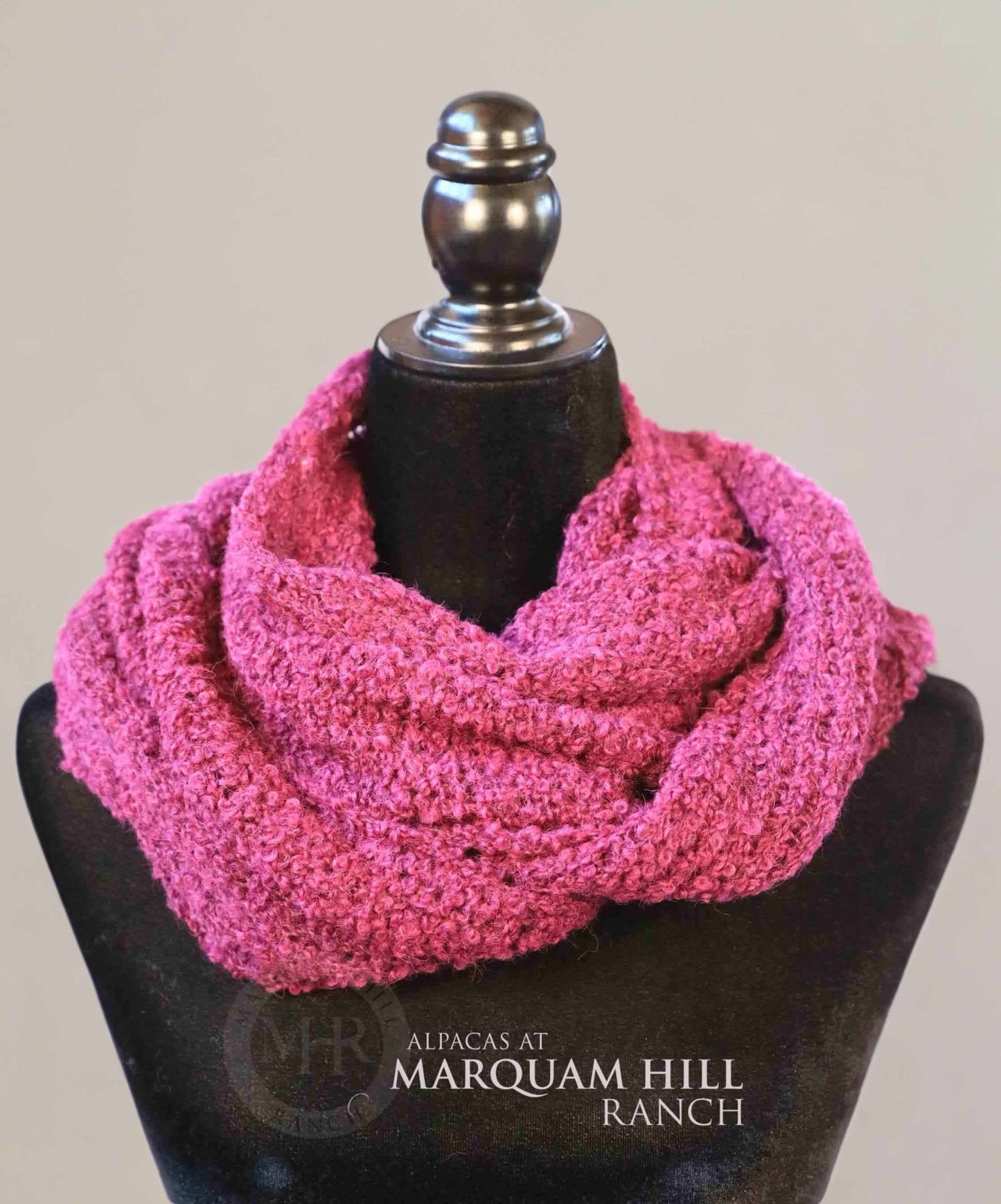MHR Artisan Infinity Scarf 21B01 - Alpacas at Marquam Hill Ranch LLC