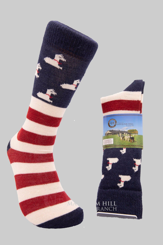 42% Alpaca Unisex American Sock - Alpacas at Marquam Hill Ranch LLC