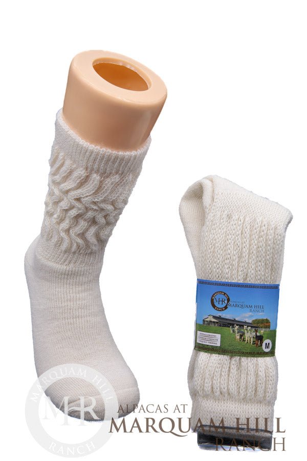 64% Alpaca Therapeutic Unisex-Natural - Alpacas at Marquam Hill Ranch
