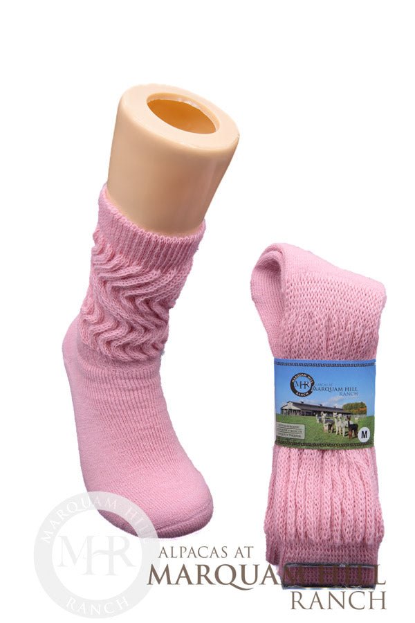 64% Alpaca Therapeutic Unisex-Pink - Alpacas at Marquam Hill Ranch