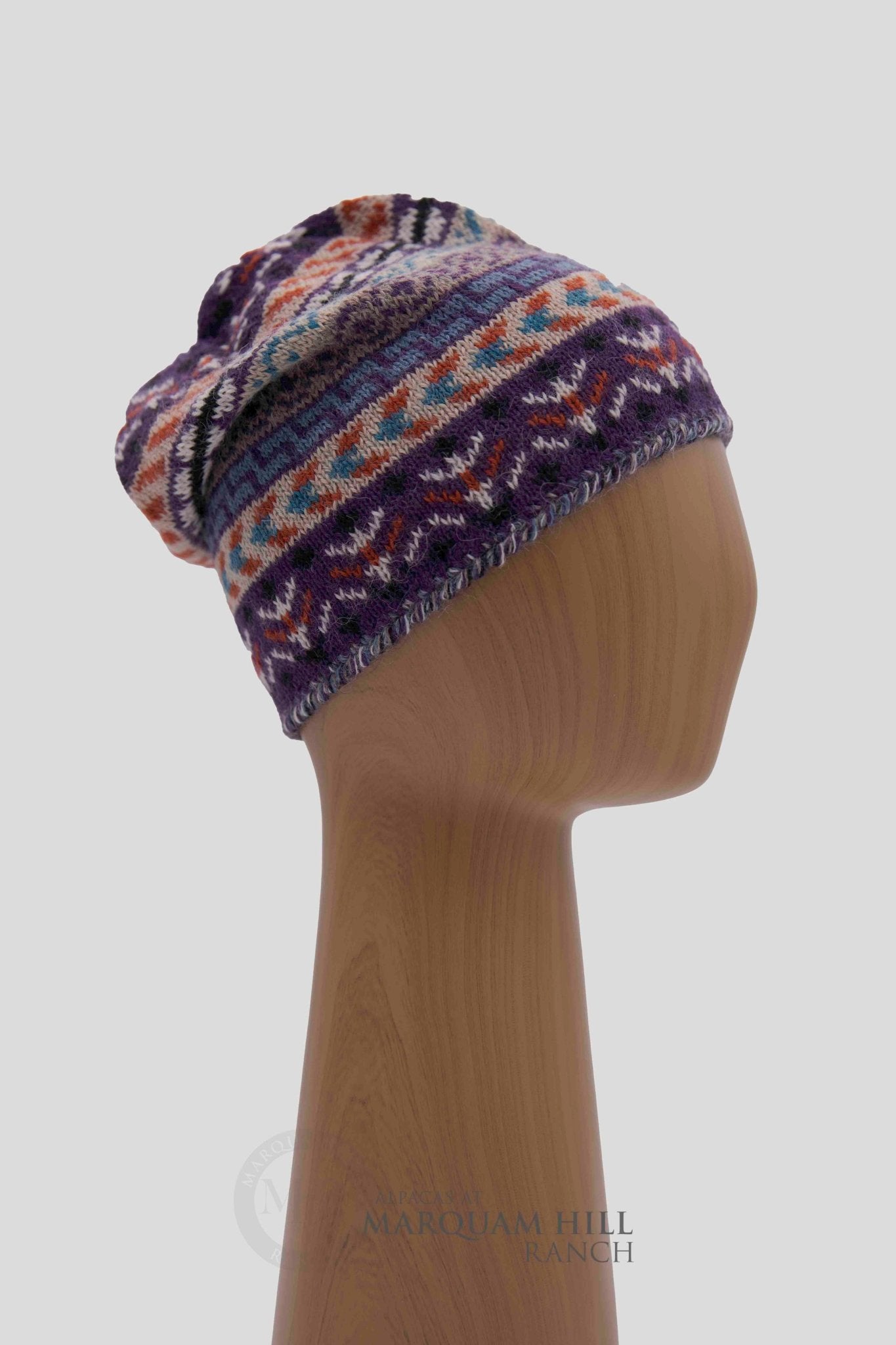 llave Hat-Purple - Alpacas at Marquam Hill Ranch LLC