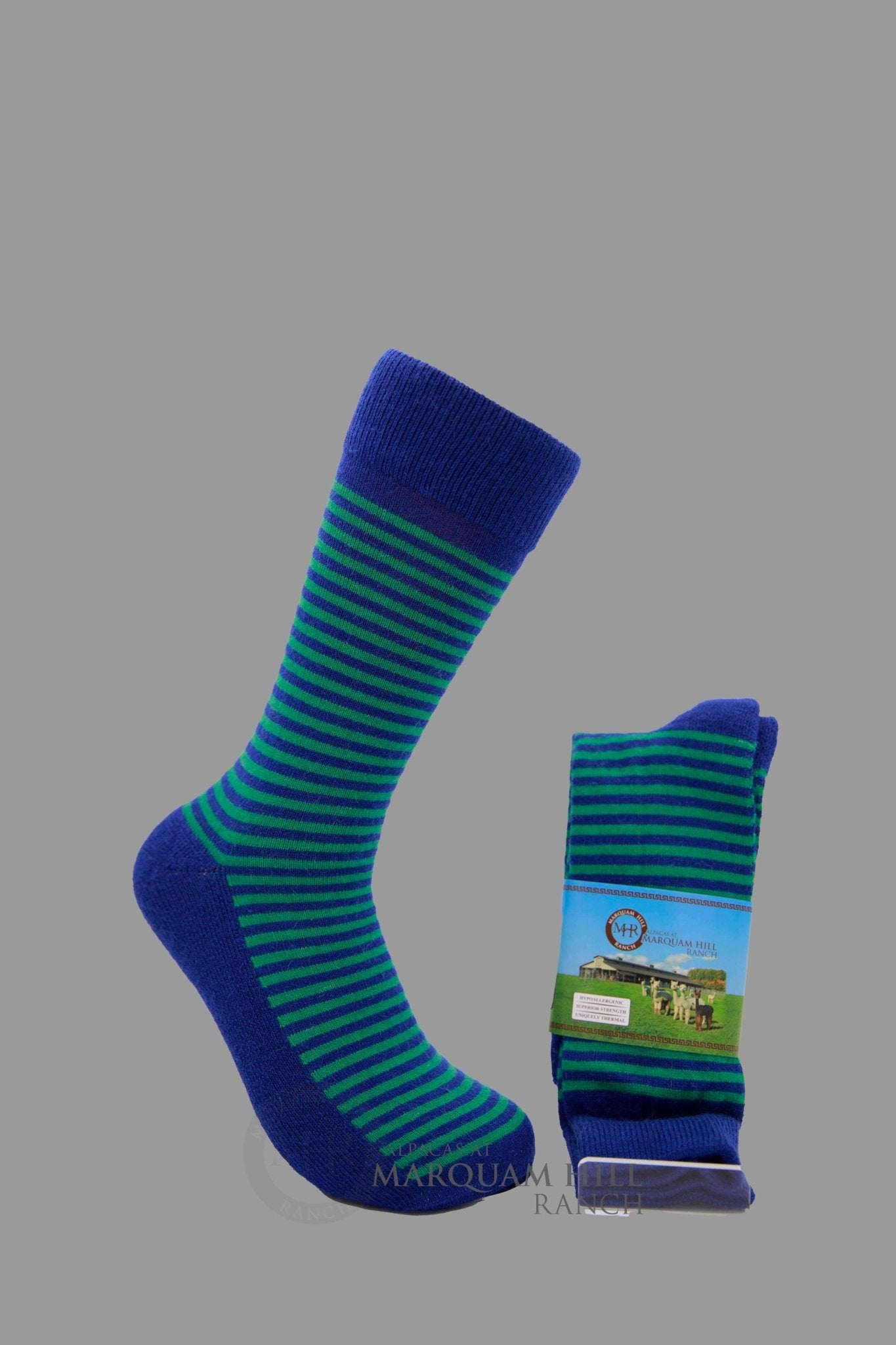 MHR 70% Superfine Alpaca Sock-Seattle-3/4 Crew - Alpacas at Marquam Hill Ranch LLC