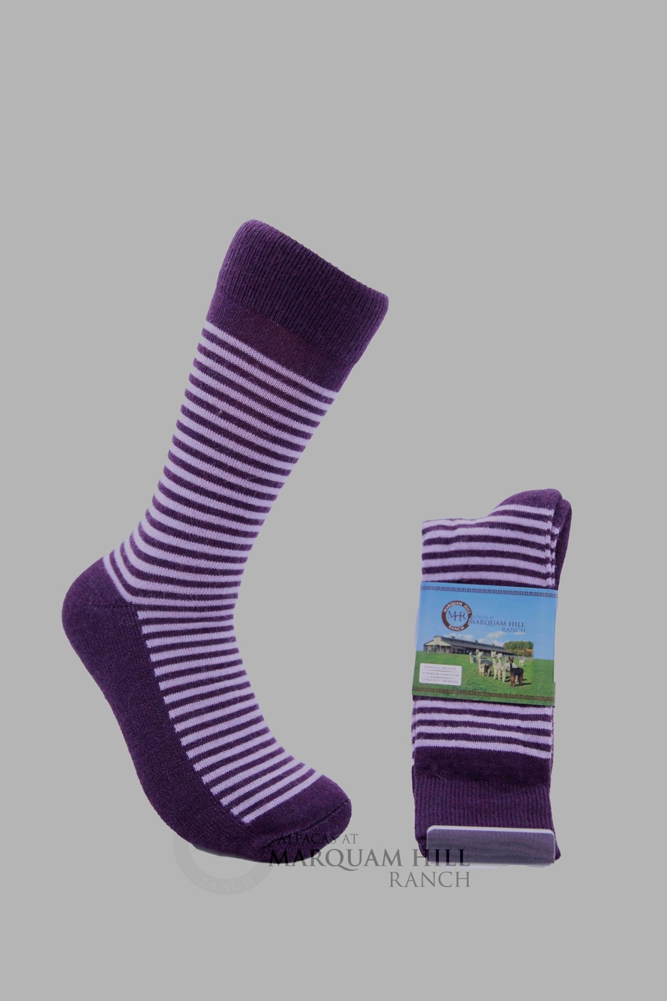 MHR 70% Superfine Alpaca Sock-Shelly-3/4 Crew - Alpacas at Marquam Hill Ranch LLC