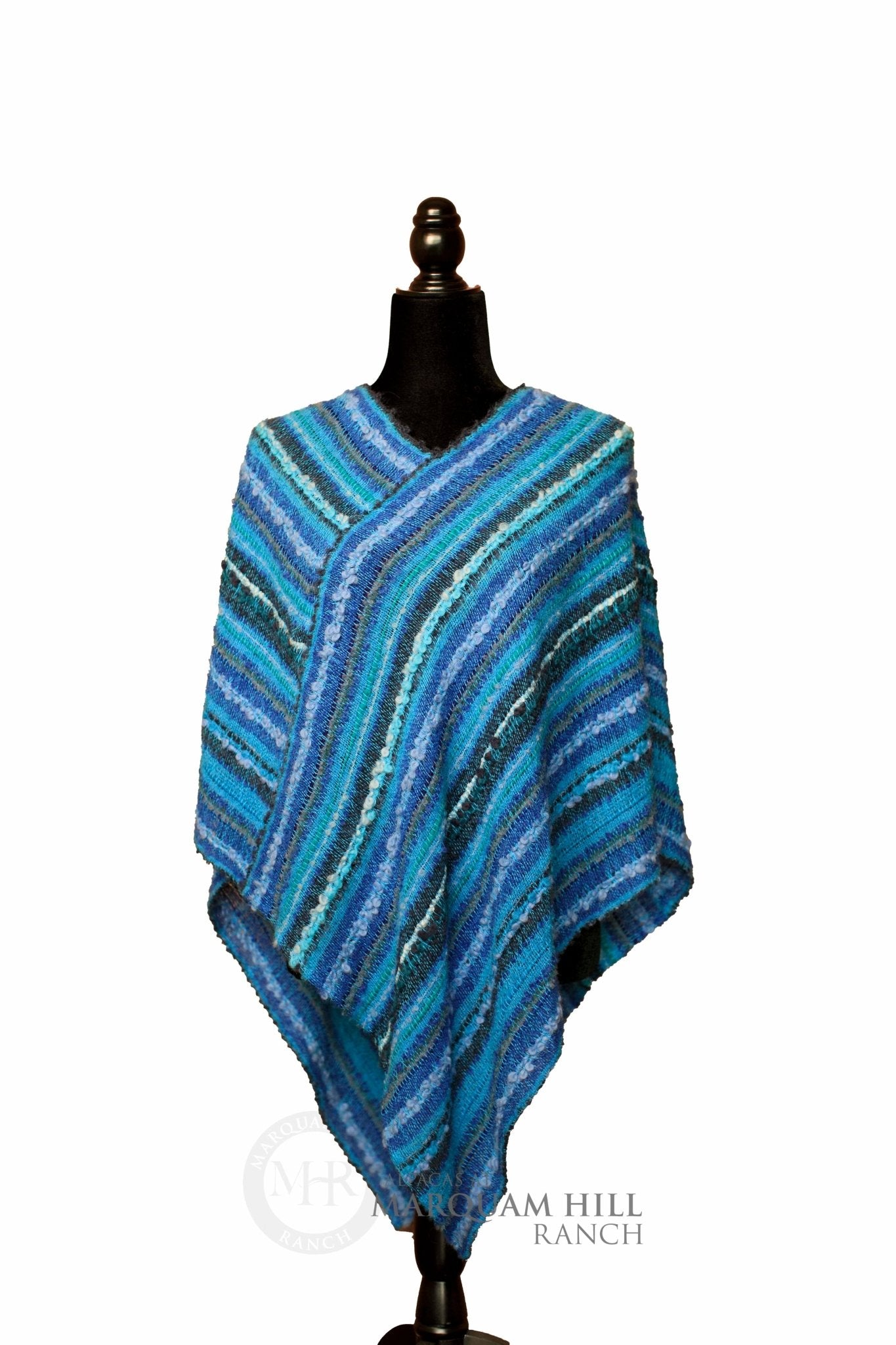 MHR Artisan Baby Alpaca Poncho - 21B36 - Alpacas at Marquam Hill Ranch