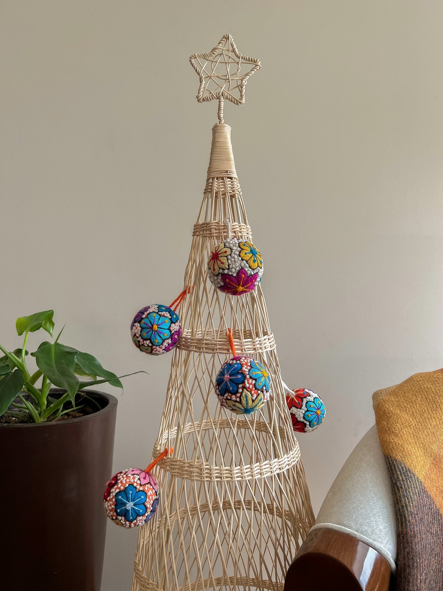 MHR Handmade Ornament Balls-Various - Alpacas at Marquam Hill Ranch LLC